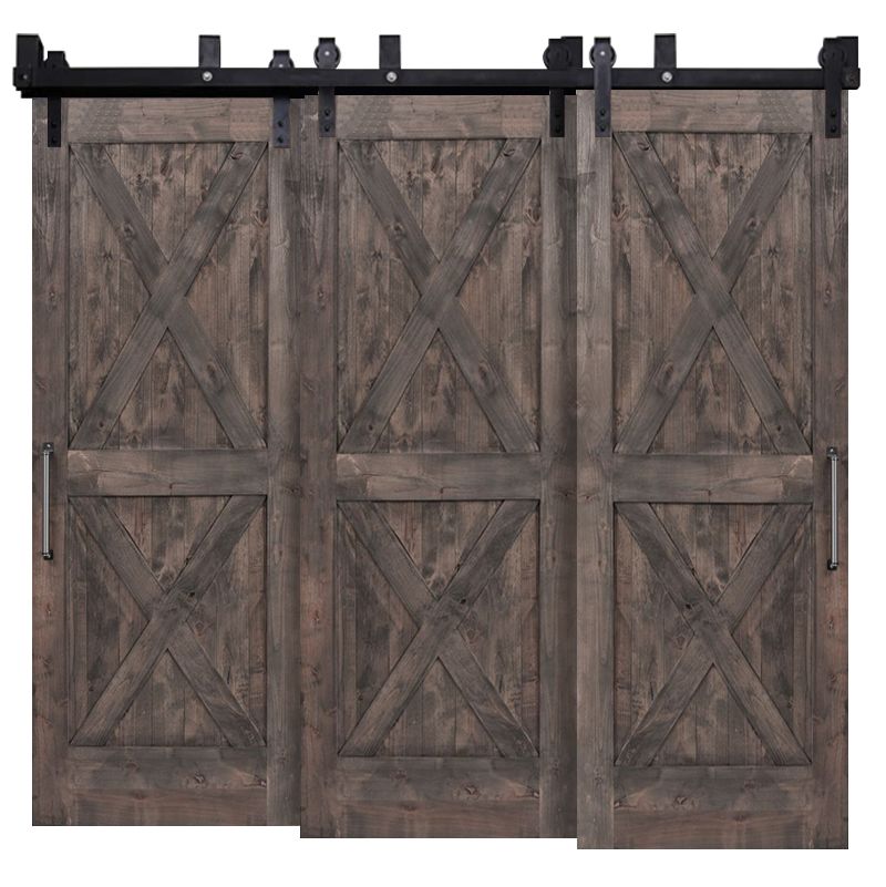 Triple 3 Door Sliding Bypass Barn Doors - Goimages Coast